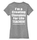 CCFL Ladies V-Neck for a TEACHER
