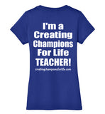 CCFL Ladies V-Neck for a TEACHER